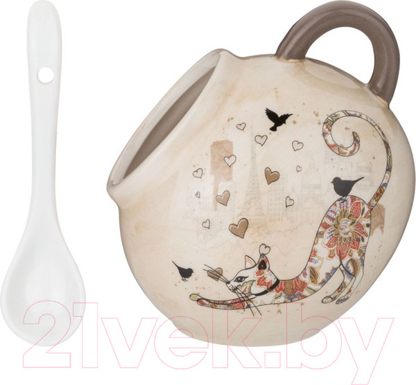 Изображение товара Солонка Agness 358-1748 (с ложкой)