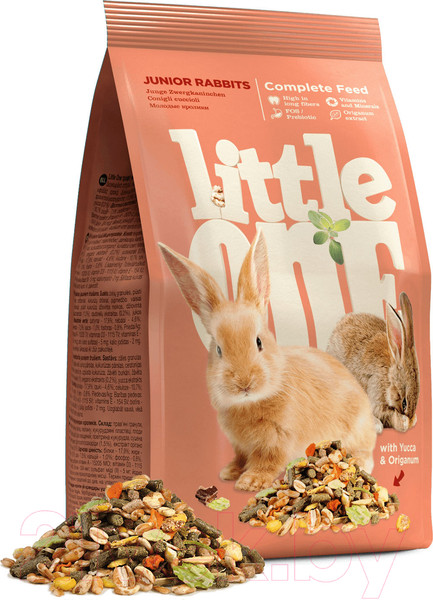 Изображение товара Корм для грызунов Mealberry Little One Юниор для кроликов (900г)