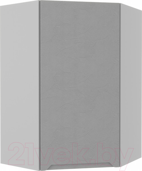 Изображение товара Шкаф навесной для кухни ДСВ Тренто ВПУ 600 правый (серый/серый)