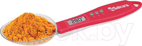 Изображение товара Кухонные весы Sakura SA-6083RW (красный/белый)