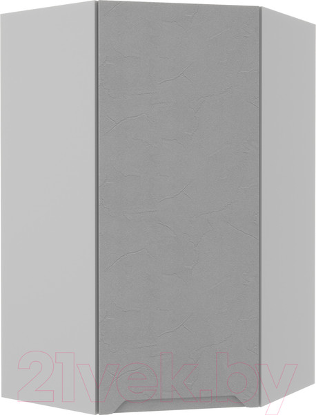 Изображение товара Шкаф навесной для кухни ДСВ Тренто ВПУ 550 правый (серый/серый)