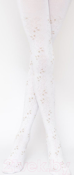 Изображение товара Колготки детские Mark Formelle 708K-744 (р.150-152, белый/бежевый люрекс)