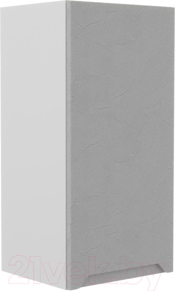Изображение товара Шкаф навесной для кухни ДСВ Тренто П 350 левый (серый/серый)