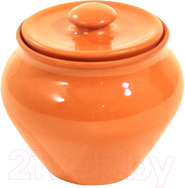 Изображение товара Горшочек для запекания Вятская керамика ГП 0.5 (терракот)