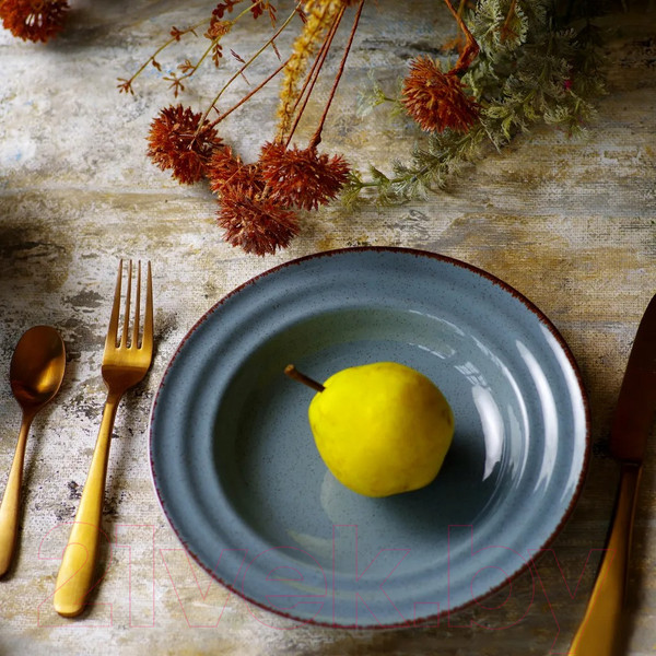 Изображение товара Тарелка столовая глубокая Fissman Ferrara 3982 (синий)