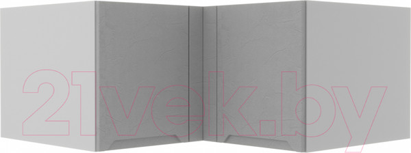 Изображение товара Шкаф навесной для кухни ДСВ Тренто ГВПГУ 1000 (серый/серый)