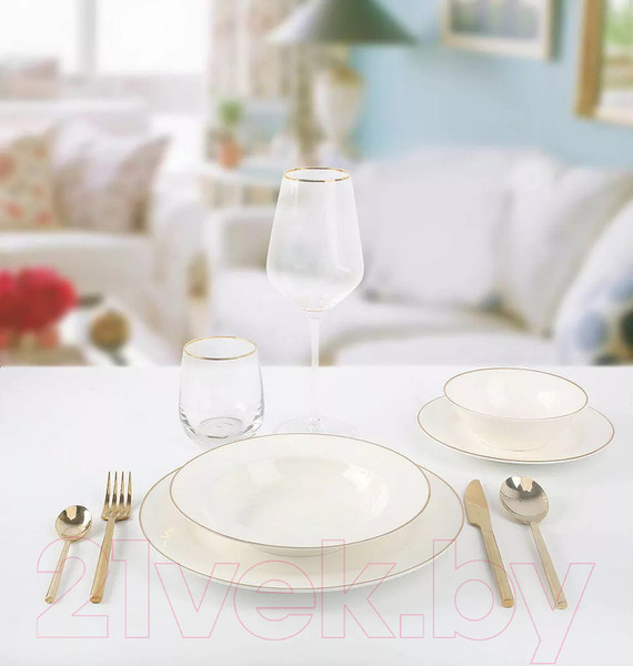 Изображение товара Набор столовой посуды Arya Dory Gold / 8680943109477