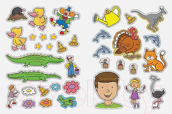 Изображение товара Развивающая книга Махаон Тесты 2-3 года. Дошкольная мозаика с наклейками (Земцова О.Н.)