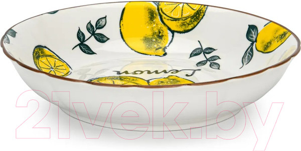 Изображение товара Тарелка столовая глубокая Fissman Limoncello 6038