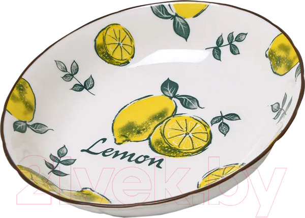 Изображение товара Тарелка столовая глубокая Fissman Limoncello 6038