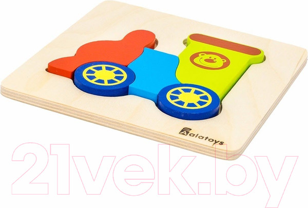 Изображение товара Развивающая игрушка Alatoys Паровозик / ПЗЛ1811