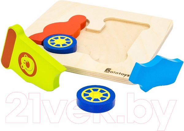 Изображение товара Развивающая игрушка Alatoys Паровозик / ПЗЛ1811