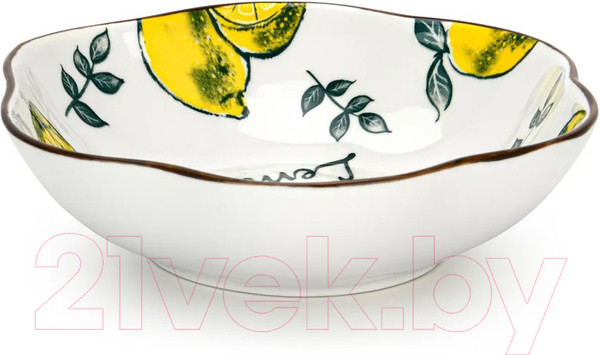 Изображение товара Тарелка столовая глубокая Fissman Limoncello 6039