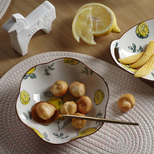 Изображение товара Тарелка столовая глубокая Fissman Limoncello 6039