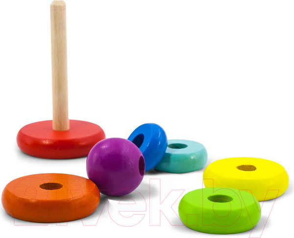 Изображение товара Развивающая игрушка Alatoys Пирамидка / П06