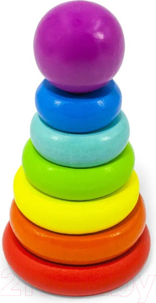 Изображение товара Развивающая игрушка Alatoys Пирамидка / П06