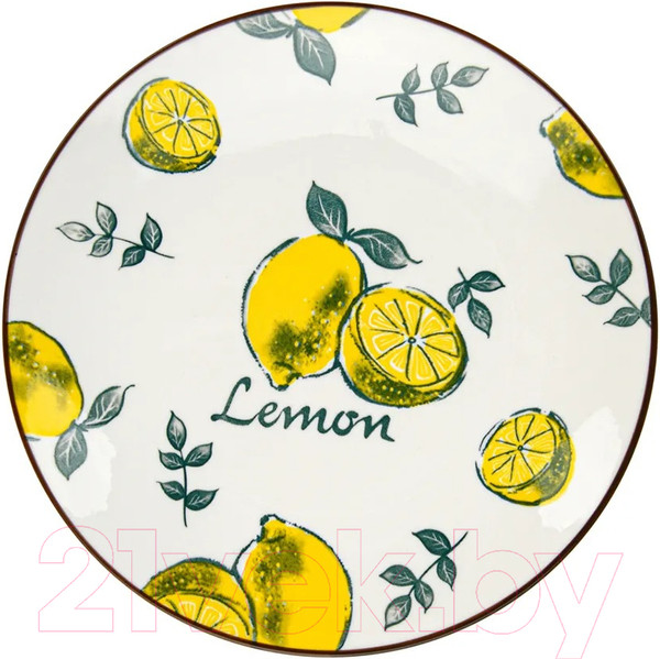 Изображение товара Тарелка столовая обеденная Fissman Limoncello 6045