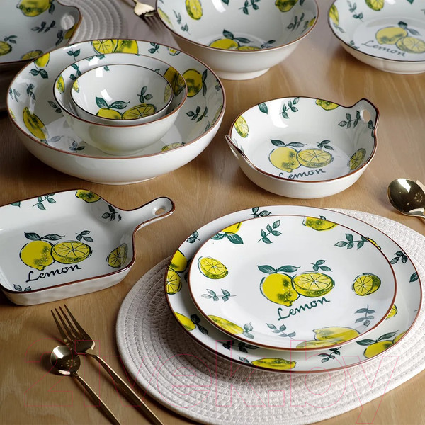Изображение товара Тарелка столовая обеденная Fissman Limoncello 6045