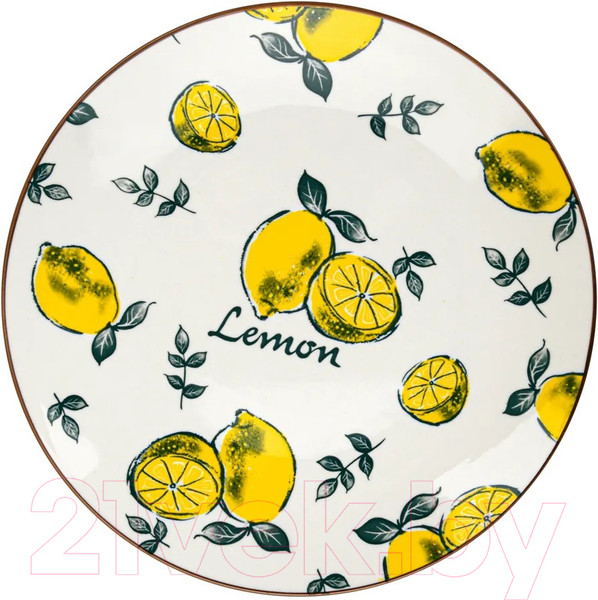 Изображение товара Тарелка столовая обеденная Fissman Limoncello 6046