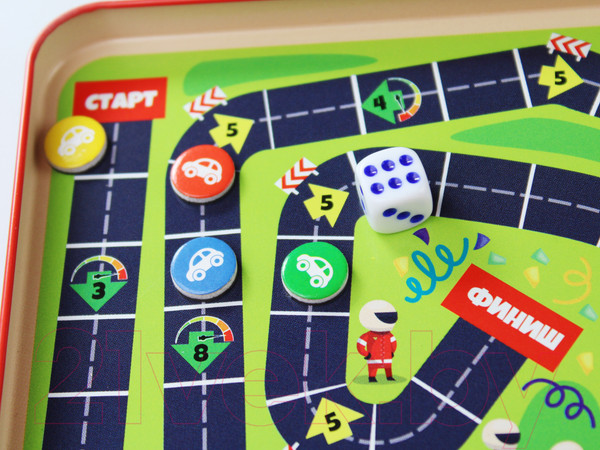 Изображение товара Набор игр Десятое королевство Большие гонки Скачки / 03586