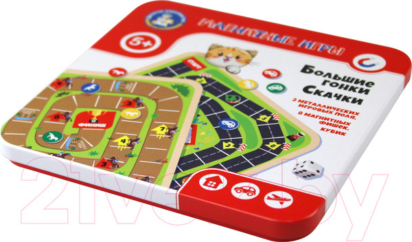 Изображение товара Набор игр Десятое королевство Большие гонки Скачки / 03586