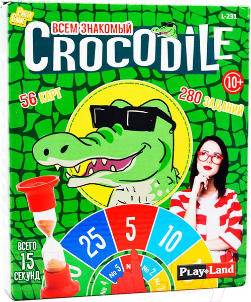 Изображение товара Настольная игра Play Land Крокодил / L-231