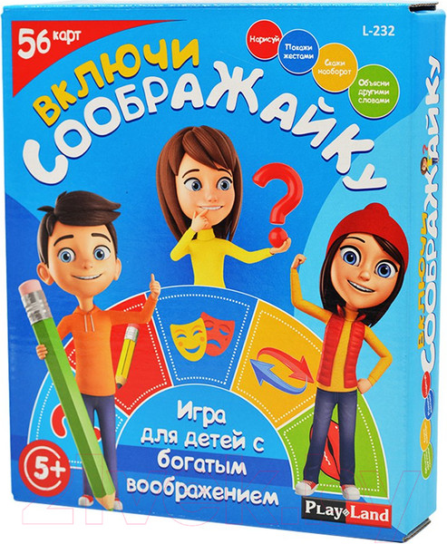 Изображение товара Настольная игра Play Land Включи Соображайку / L-232