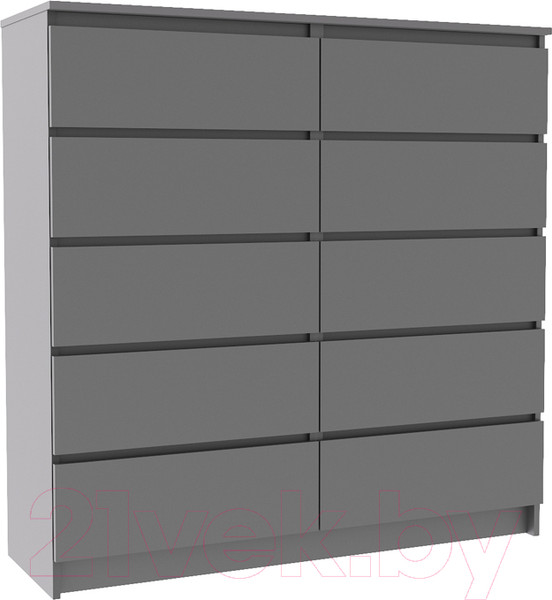 Изображение товара Комод ДСВ Мори МК 1200.10 (графит)