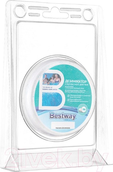 Изображение товара Средство для бассейна дезинфицирующее Bestway DK0.2TBW (0.2кг)