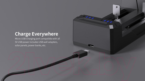 Изображение товара Зарядное устройство для аккумуляторов XTAR FC2