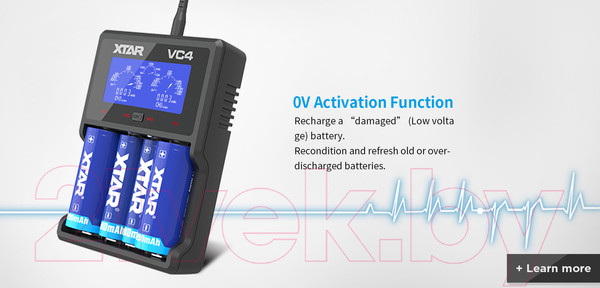 Изображение товара Зарядное устройство для аккумуляторов XTAR VC4