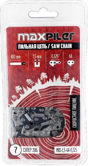 Изображение товара Цепь для пилы Maxpiler MXS-1.5-64-0.325