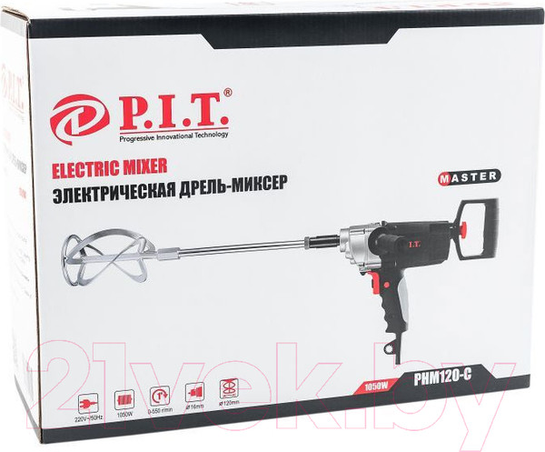 Изображение товара Дрель-миксер P.I.T PHM120-C