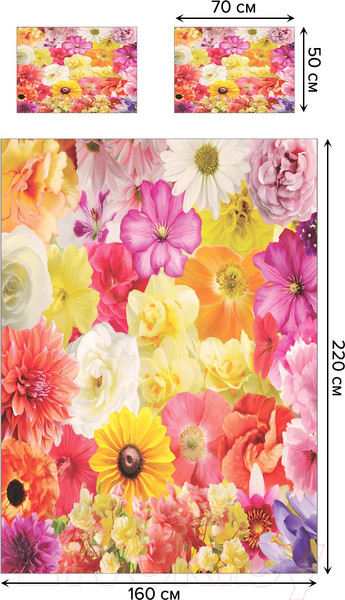 Изображение товара Набор текстиля для спальни JoyArty bcsl_12327 (160x220)