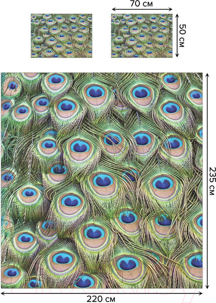 Изображение товара Набор текстиля для спальни JoyArty bcsl_12568 (220x235)