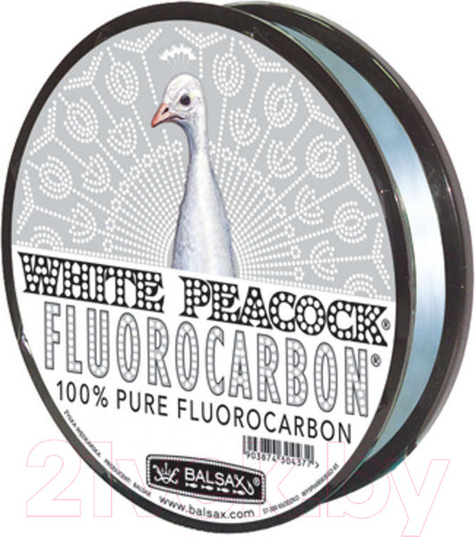 Изображение товара Леска флюорокарбоновая Balsax White Peacock 0.18мм (100м)