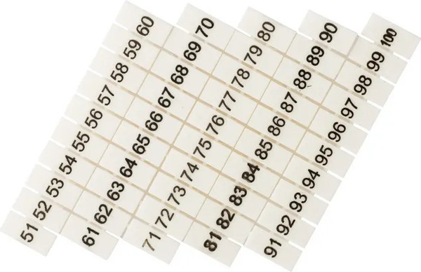 Изображение товара Маркер кабельный EKF PROxima / zb-st-4-50-100 (100шт)
