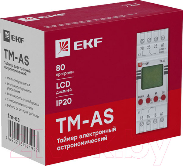 Изображение товара Таймер электронный EKF PROxima tm-as