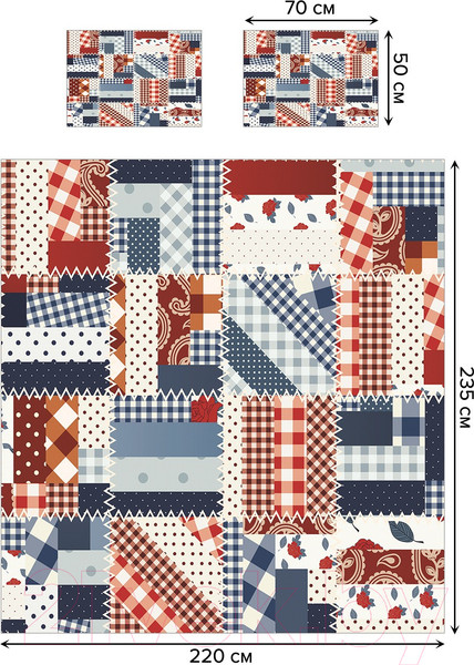 Изображение товара Набор текстиля для спальни JoyArty bcsl_18859 (220x235)