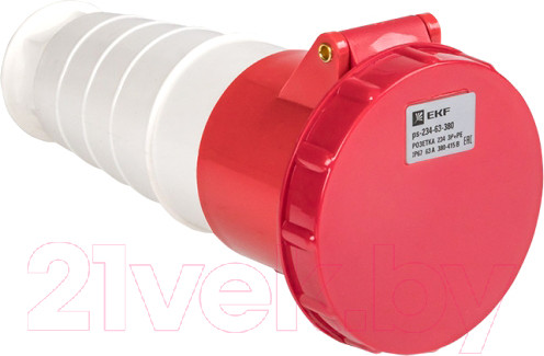 Изображение товара Розетка силовая EKF PROxima ps-234-63-380