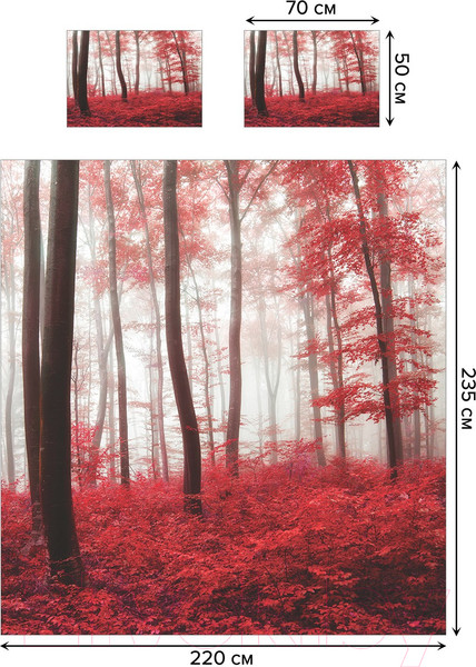 Изображение товара Набор текстиля для спальни JoyArty bcsl_19674 (220x235)