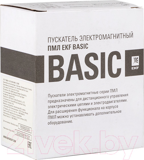 Изображение товара Пускатель магнитный EKF Basic ПМЛ-1160М PML-S-9-230-Basic