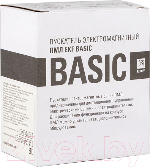Изображение товара Пускатель магнитный EKF Basic ПМЛ-1160ДМ / pml-s-18-230-basic
