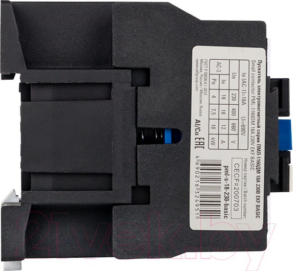 Изображение товара Пускатель магнитный EKF Basic ПМЛ-1160ДМ / pml-s-18-230-basic
