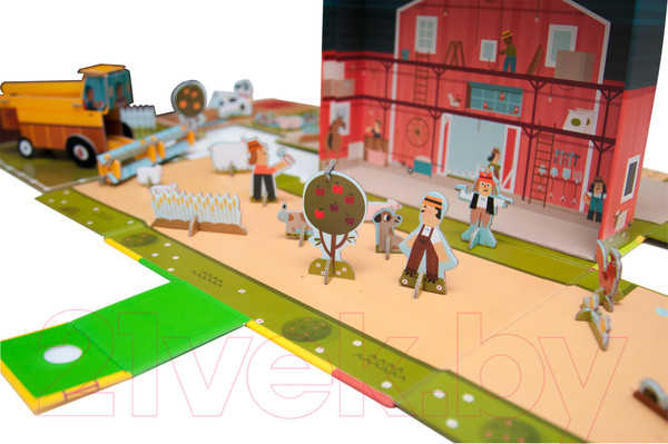 Изображение товара Развивающий игровой набор Мозаика-Синтез Маленький инженер. Ферма / МС11353
