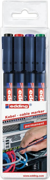 Изображение товара Набор маркеров Edding E-8407#4S / 09-3997
