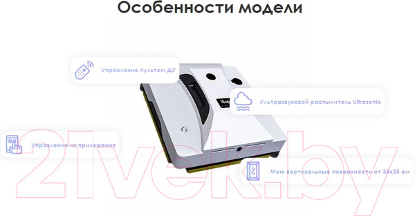 Изображение товара Робот-мойщик окон iBoto Win 490 Ultrasonic 