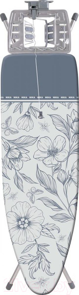 Изображение товара Гладильная доска Ника Эльза де люкс / ЭЛТ/1 (с серыми цветами)