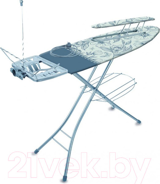Изображение товара Гладильная доска Ника Эльза де люкс / ЭЛТ/1 (с серыми цветами)