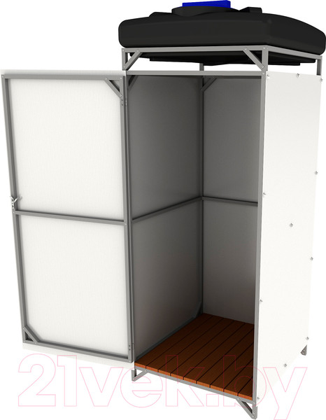 Изображение товара Душ для дачи ИМпласт 1 0.95x0.95м (150л, с подогревом)